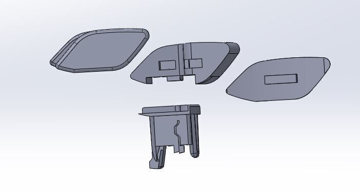 Audi RS Gear for A3 8Y - Right Hand Drive 3D print model_9