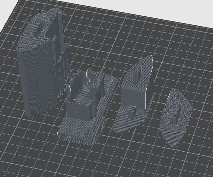 Audi RS Gear for A3 8Y - Right Hand Drive 3D print model_4