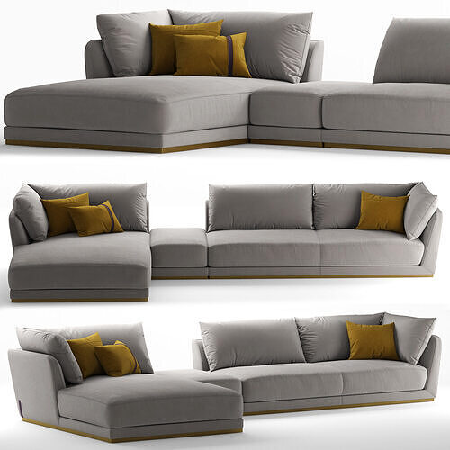 Sofa ulivisalotti dorian 3D model