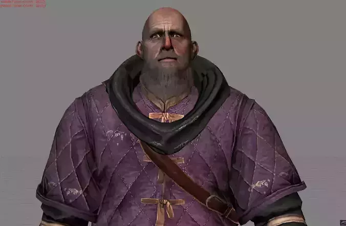 Madman Lugos - The Witcher 3 3D model