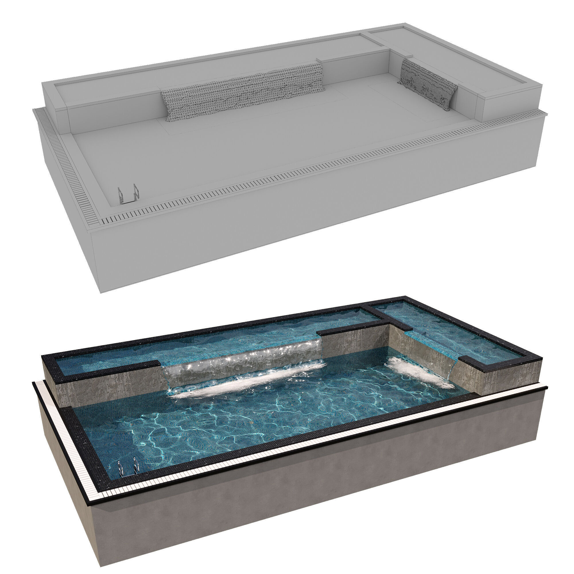 SWIMMING POOL NO48 A 3D model_8