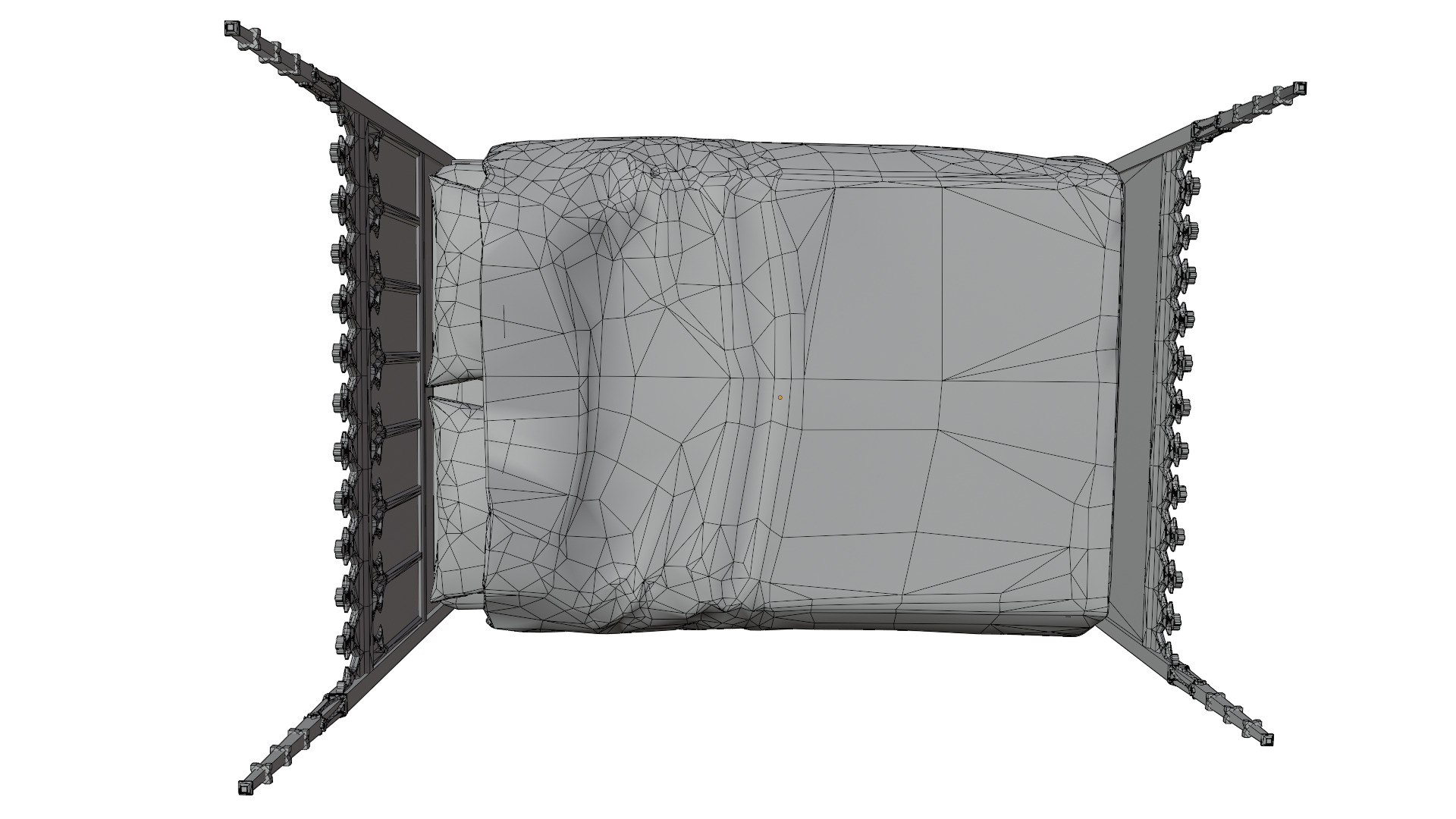 Gothic Bed 3D model_17