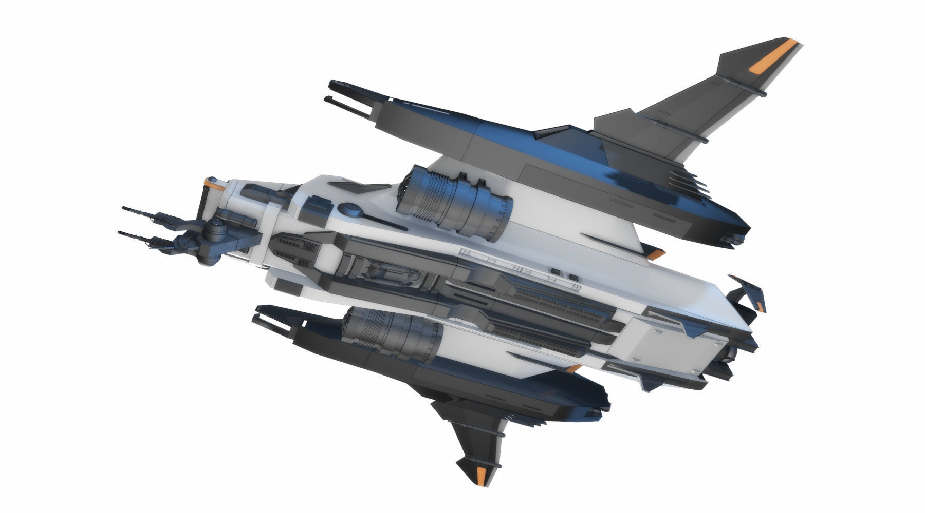 Sci-Fi - Aircraft - Iron 039M 3D model_3