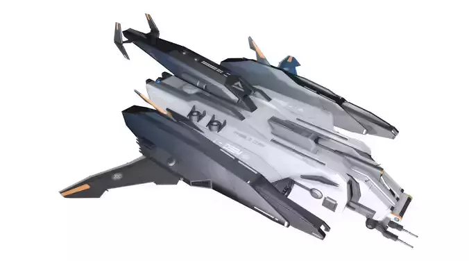 Sci-Fi - Aircraft - Iron 039M 3D model