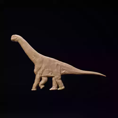 Camarasaurus magnet or Bas-relief pre-supported
