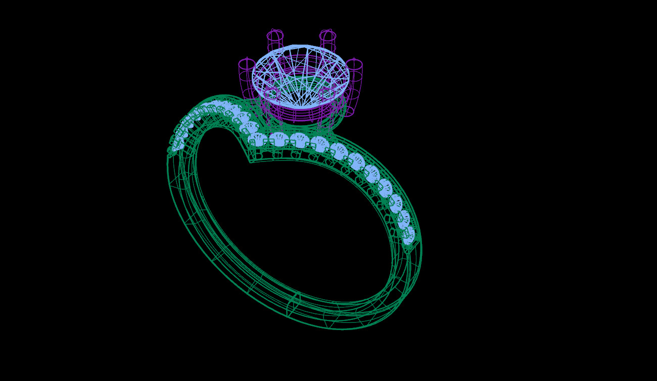 Solitaire Diamond Ring - 3d Printable CAD Modal  3D print model_18