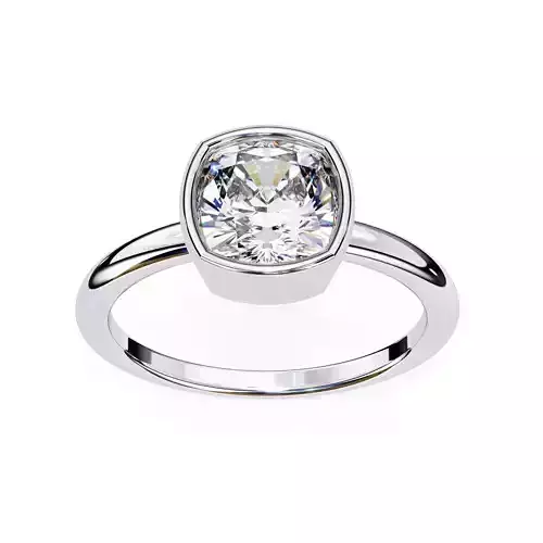 CUSHION DIAMOND RING -CAD-122