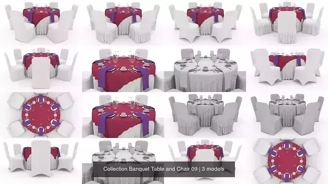 Collection Banquet Table and Chair 09