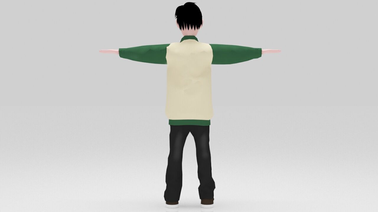 Character Lio Rigged  Low-poly 3D model_4