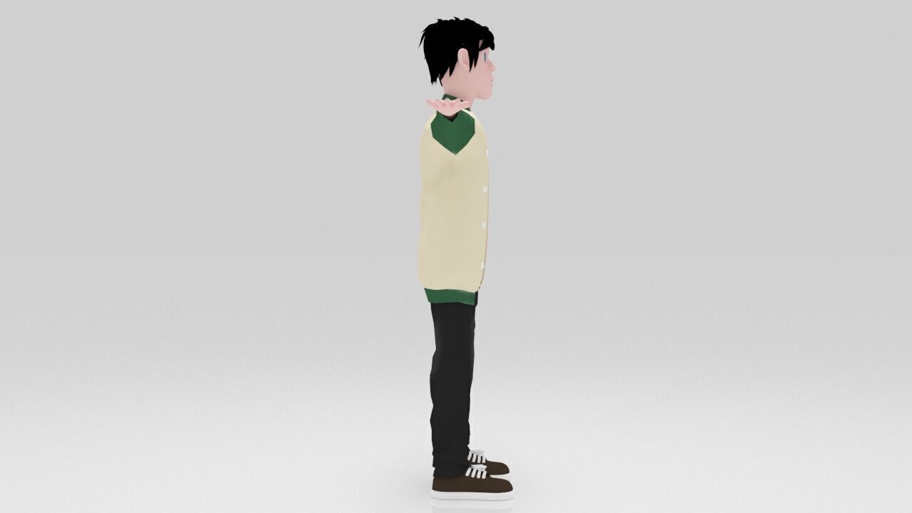 Character Lio Rigged  Low-poly 3D model_5
