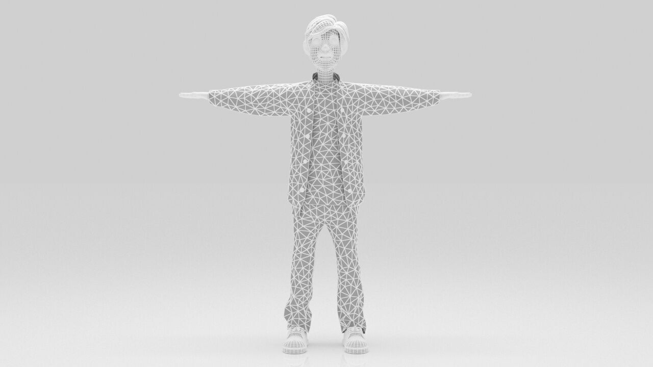 Character Lio Rigged  Low-poly 3D model_10