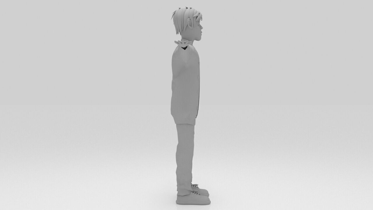 Character Lio Rigged  Low-poly 3D model_9