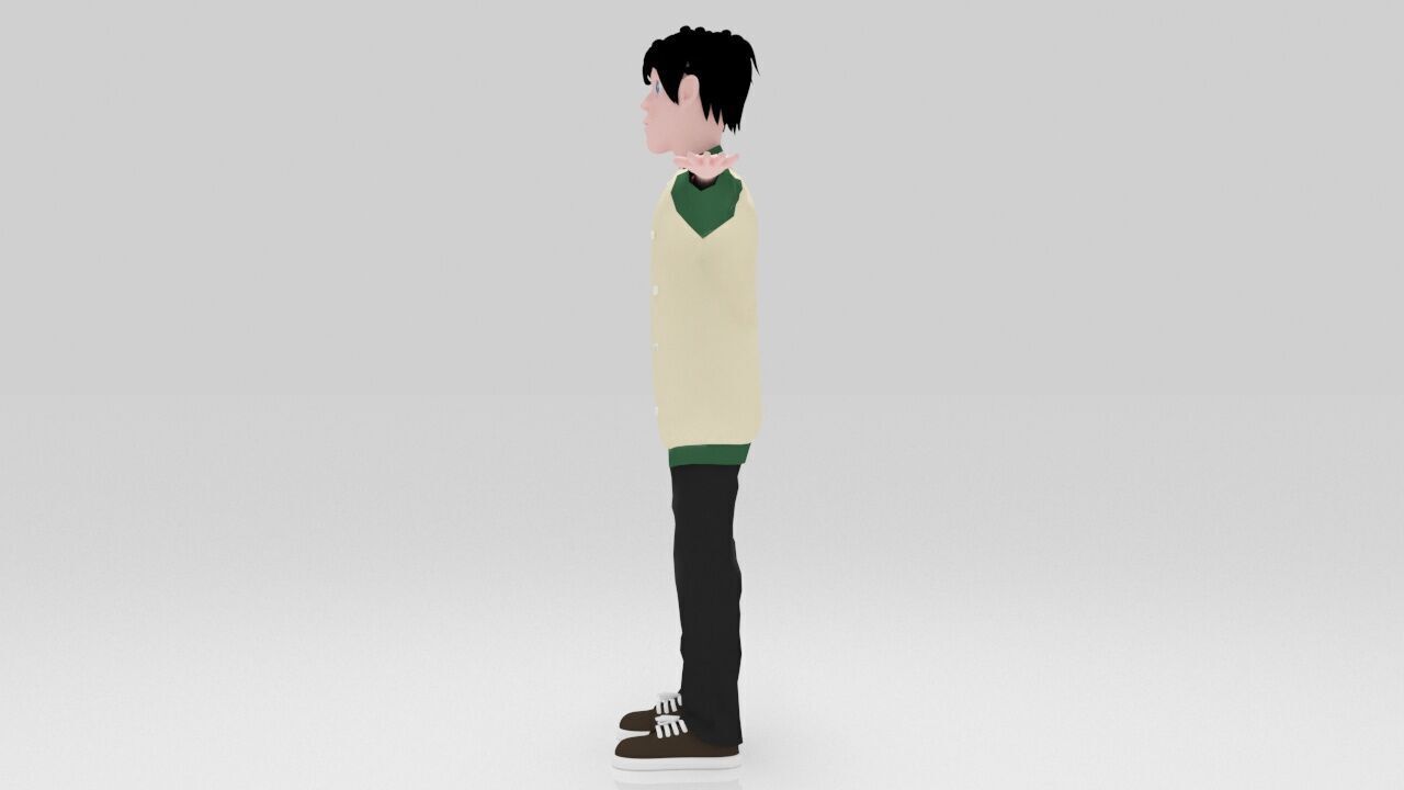 Character Lio Rigged  Low-poly 3D model_3