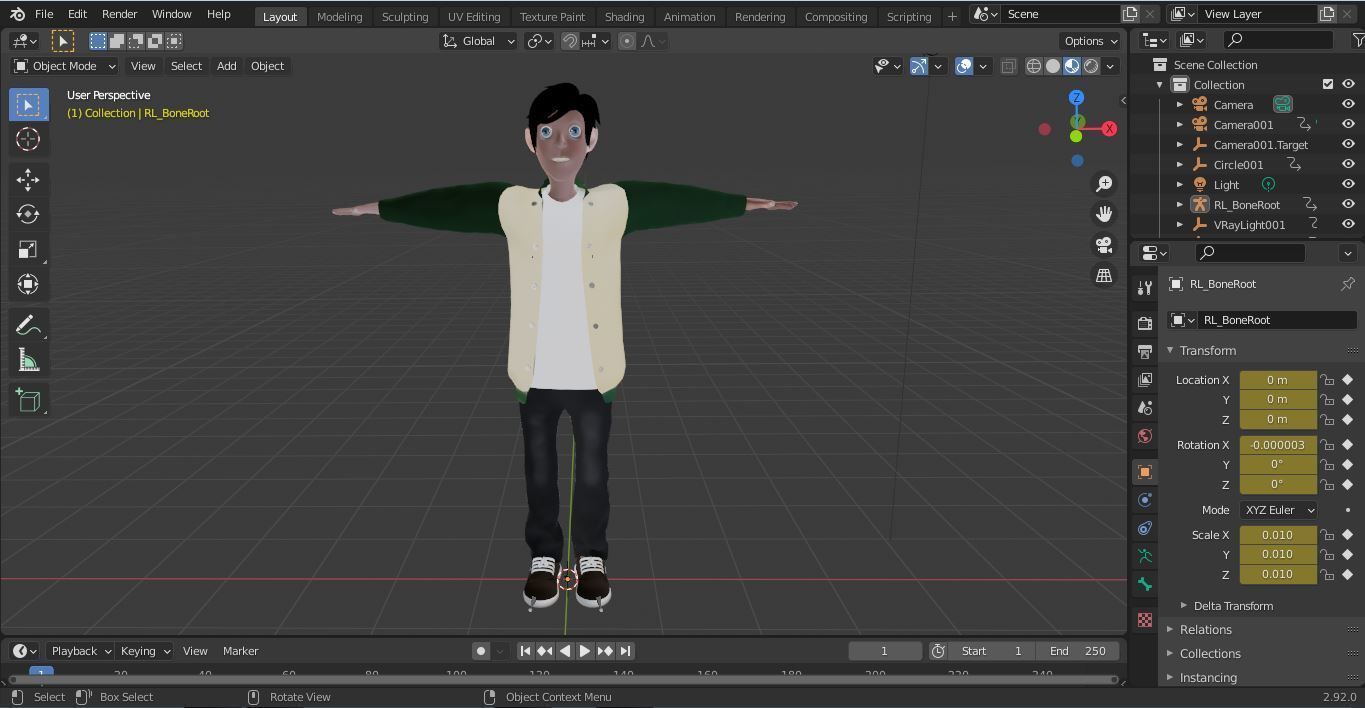 Character Lio Rigged  Low-poly 3D model_15