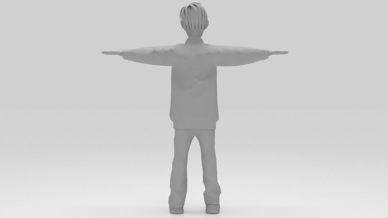 Character Lio Rigged  Low-poly 3D model_8