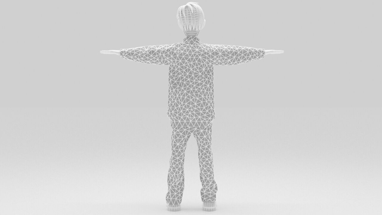 Character Lio Rigged  Low-poly 3D model_12