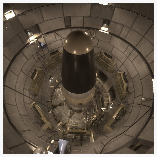 Missile silo Titan II 3D model
