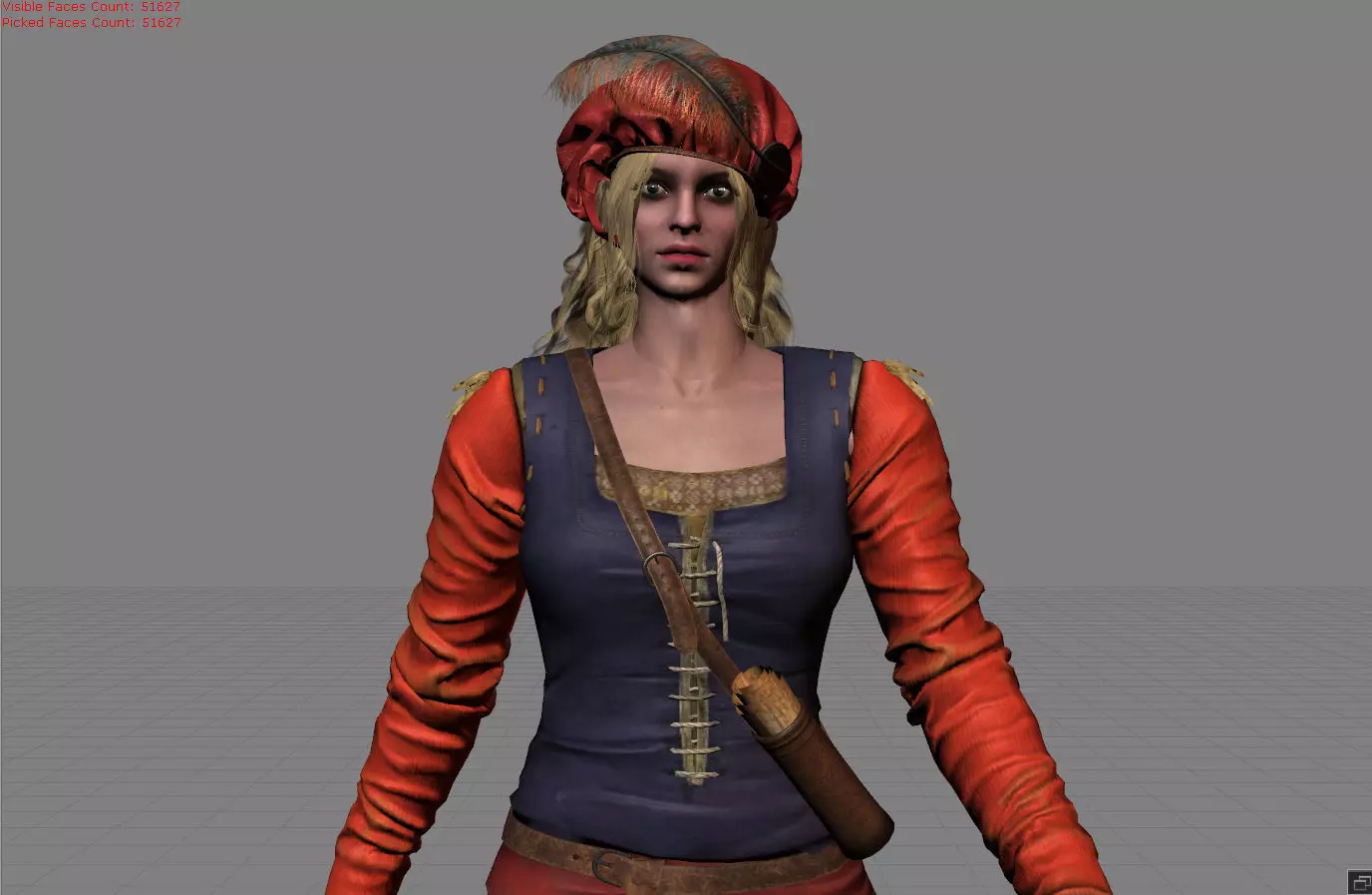 Pricilia - The Witcher 3 3D model
