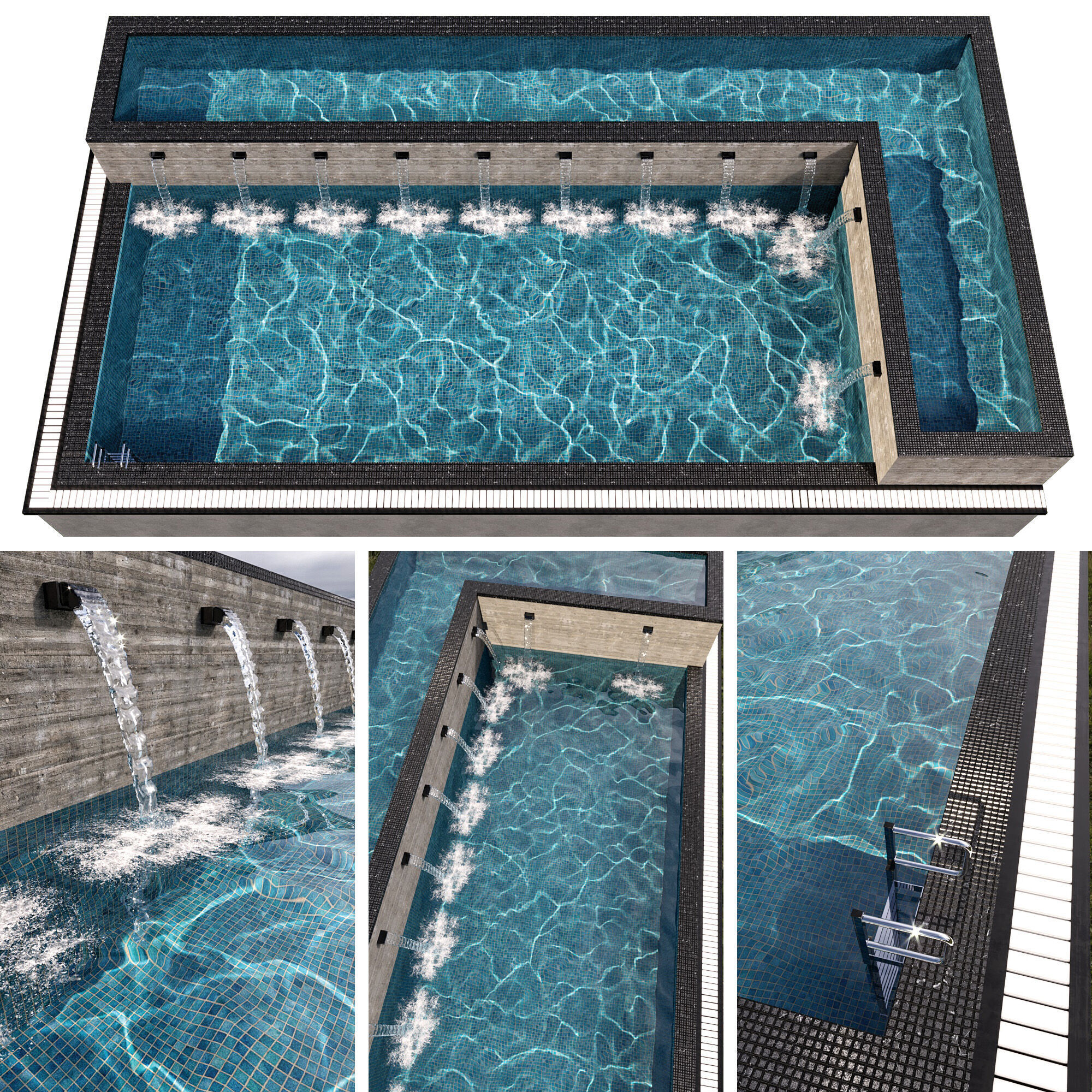 SWIMMING POOL NO44 A 3D model_1
