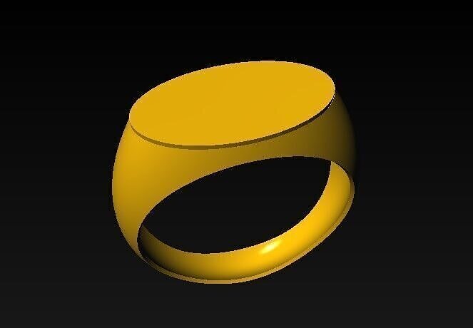 G1003 Modern Heirloom Ring 3gm Free 3D print model