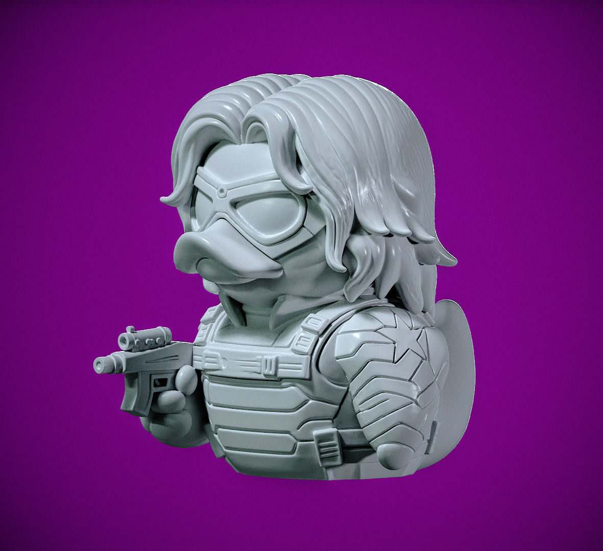 Winter Soldier marvel Urban vibes 3D print model_1
