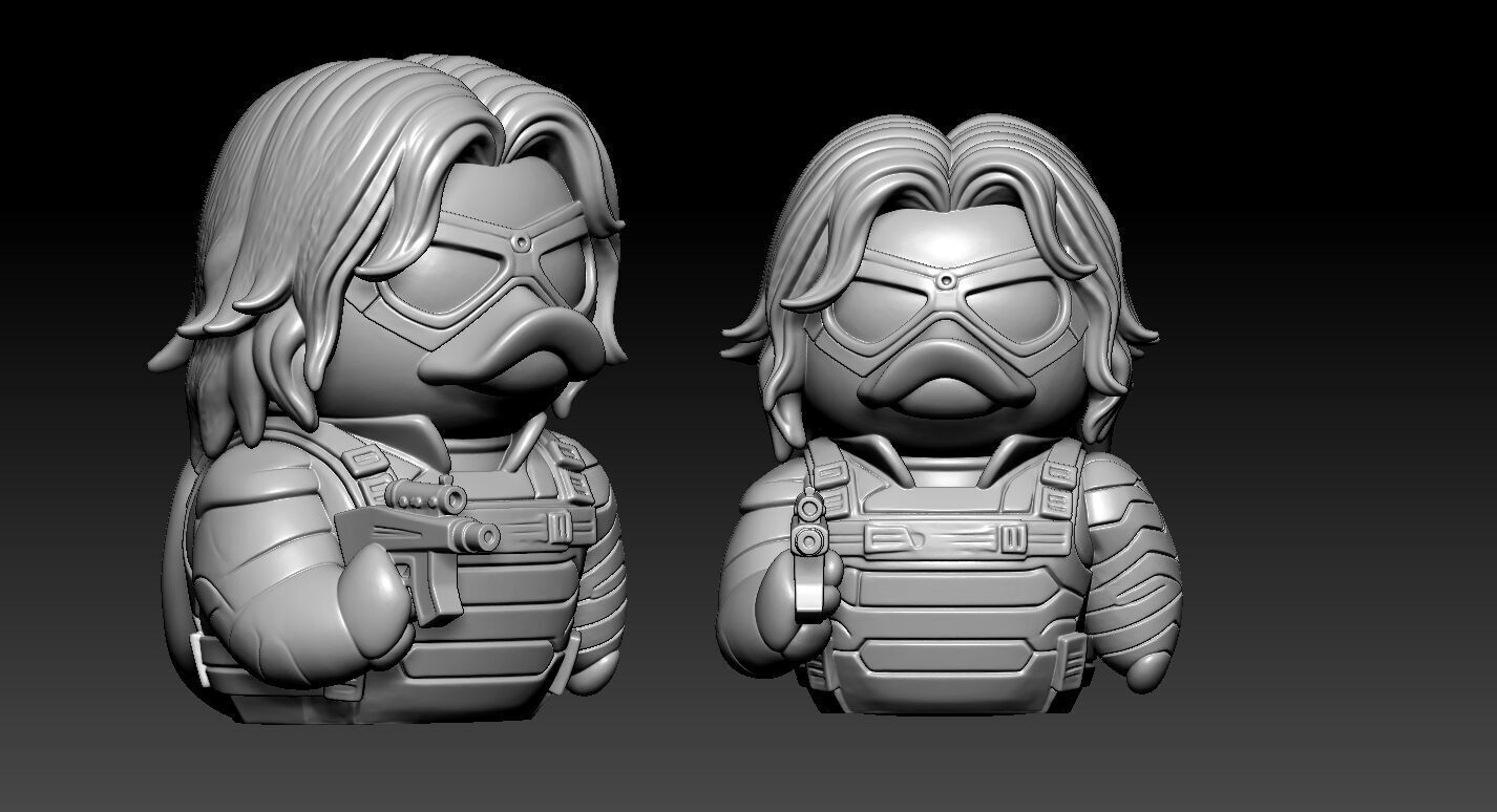 Winter Soldier marvel Urban vibes 3D print model_2