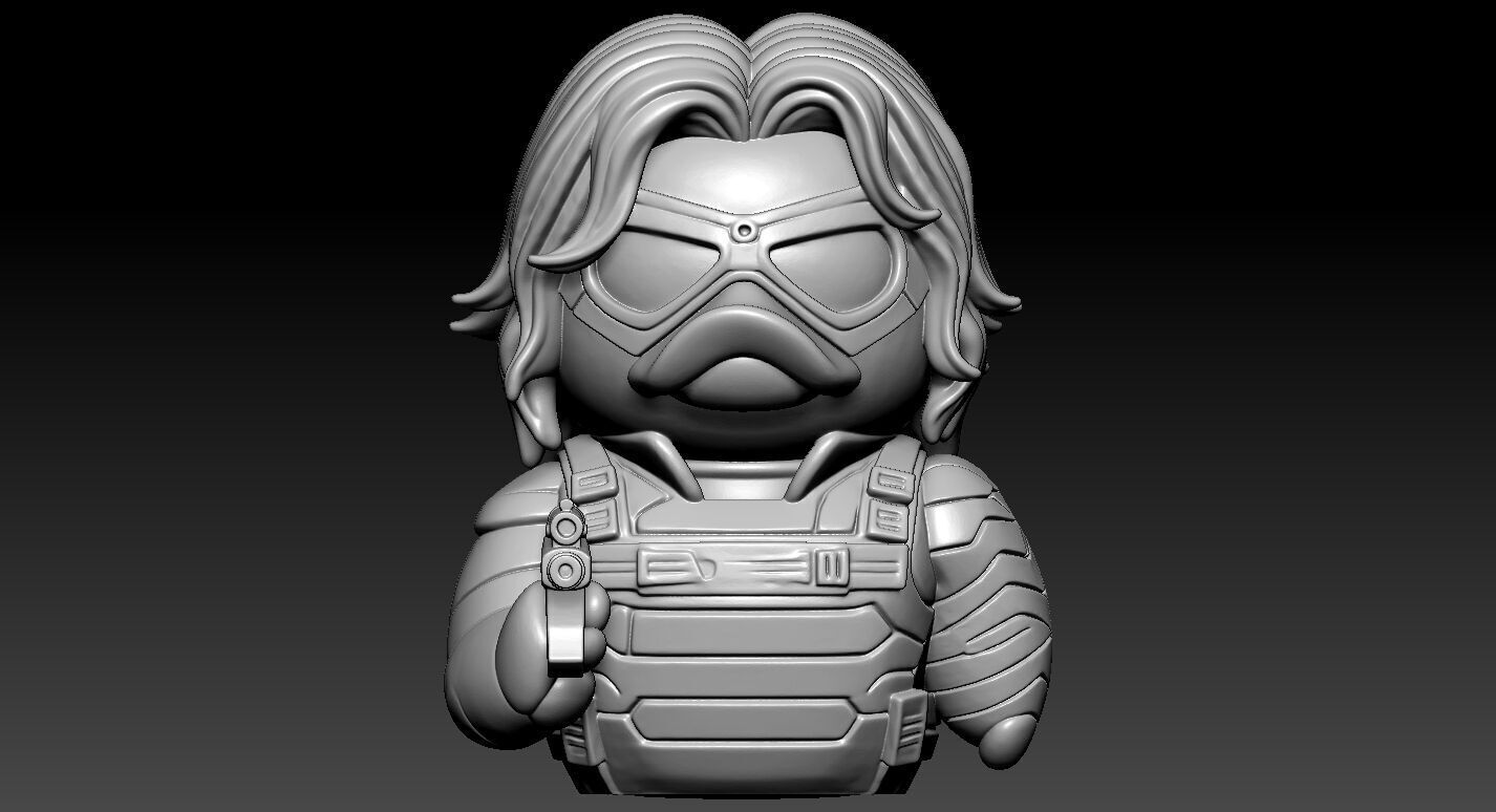 Winter Soldier marvel Urban vibes 3D print model_3