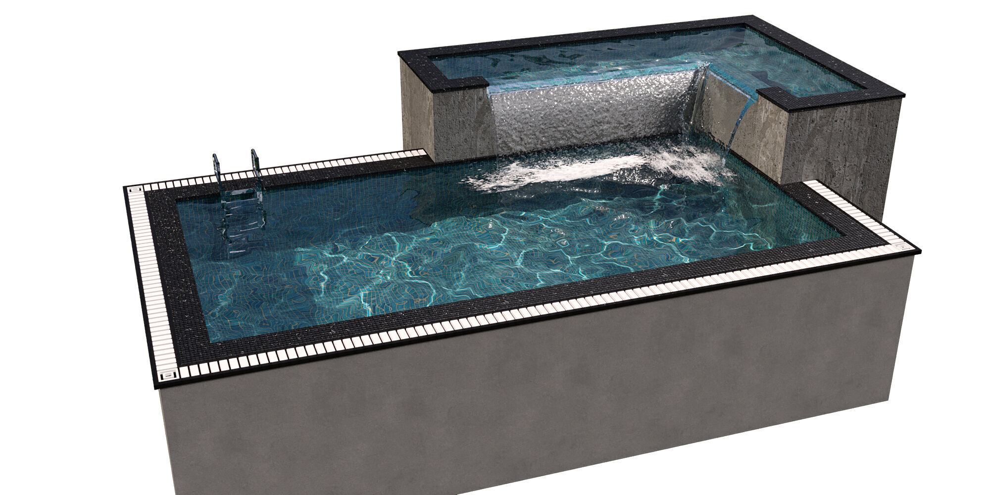 SWIMMING POOL NO43 A 3D model_6