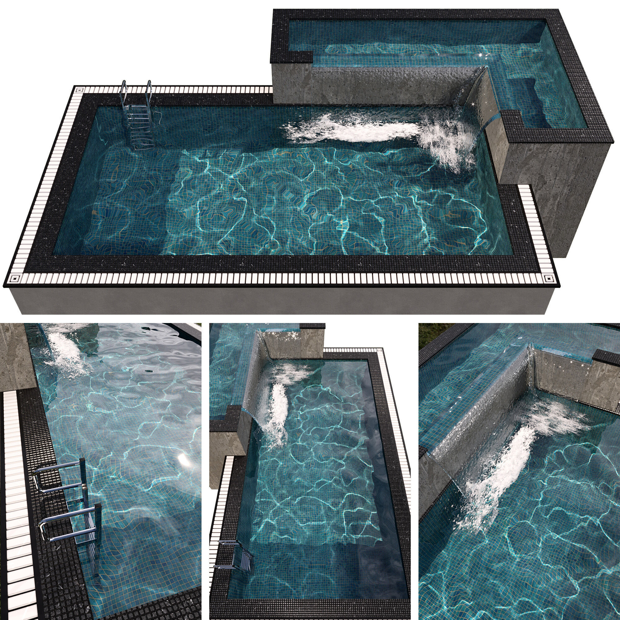 SWIMMING POOL NO43 A 3D model_1