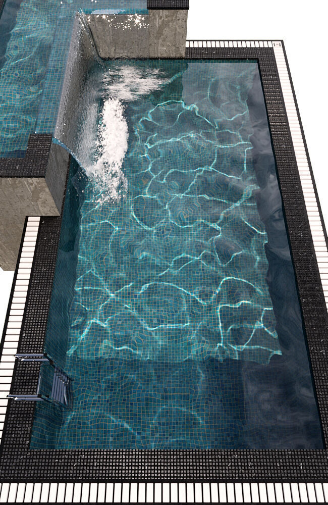 SWIMMING POOL NO43 A 3D model_4