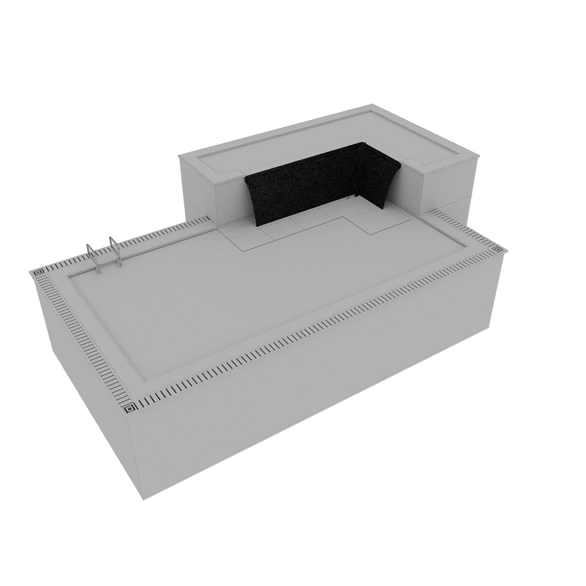 SWIMMING POOL NO43 A 3D model_9