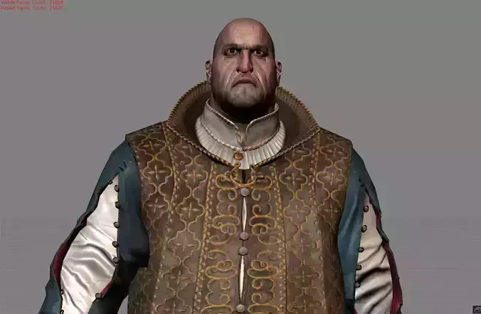 Sigismund Dijkstra - The Witcher 3 3D model