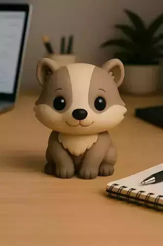 Badger - Kawaii Animals Collection