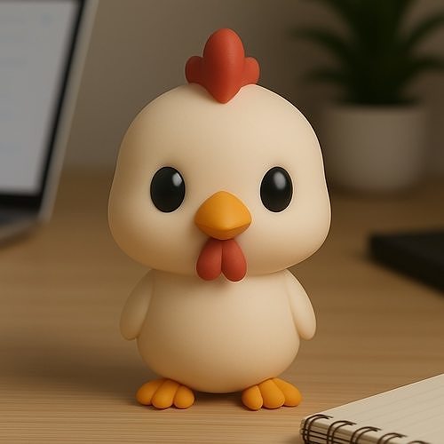 Chicken - Kawaii Animals Collection 3D print model