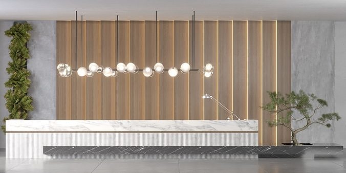 RECEPTION DESK NO7 A 3D model