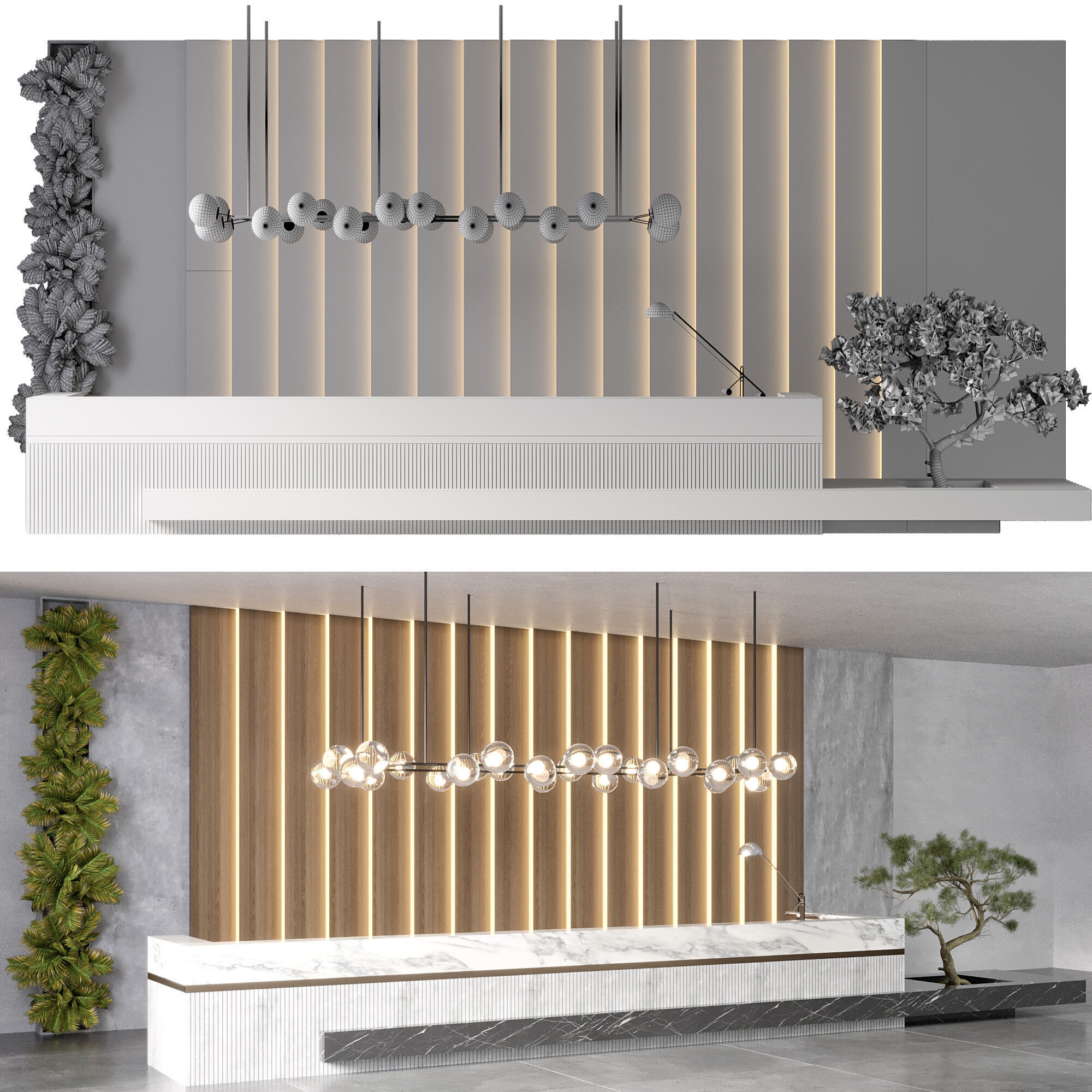 RECEPTION DESK NO7 A 3D model_8