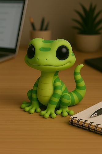 Gecko - Kawaii Animals Collection 3D print model