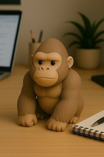 Gorilla - Kawaii Animals Collection 3D print model