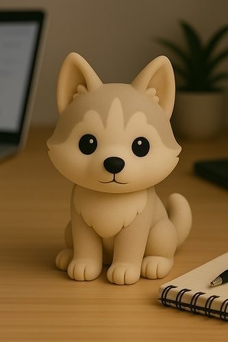 Husky - Kawaii Animals Collection 3D print model