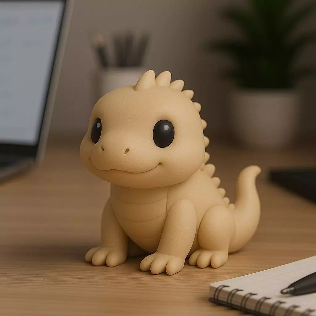 Iguana - Kawaii Animals Collection 3D print model_0