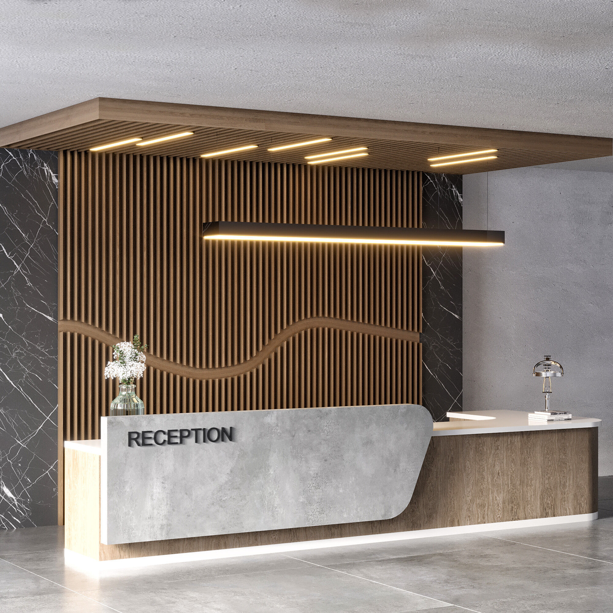 RECEPTION DESK NO3 A 3D model_5