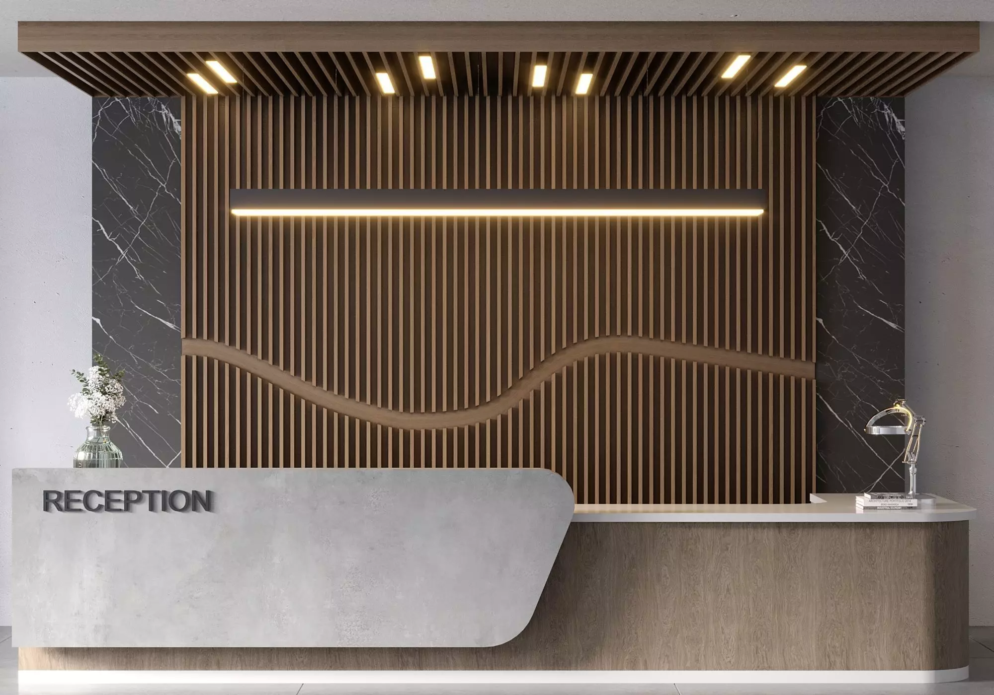 RECEPTION DESK NO3 A 3D model_0