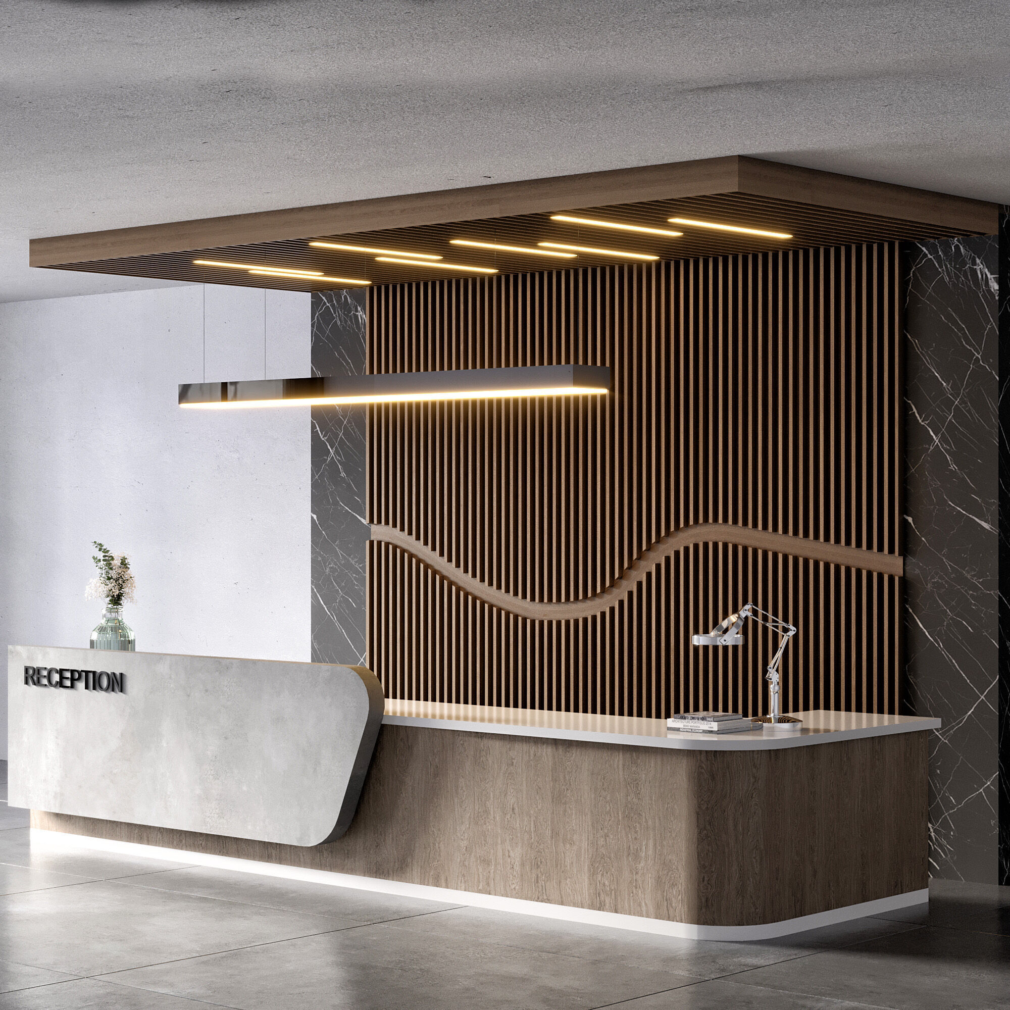 RECEPTION DESK NO3 A 3D model_3