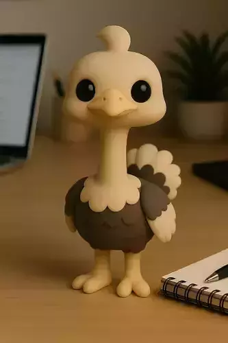 Ostrich - Kawaii Animals Collection