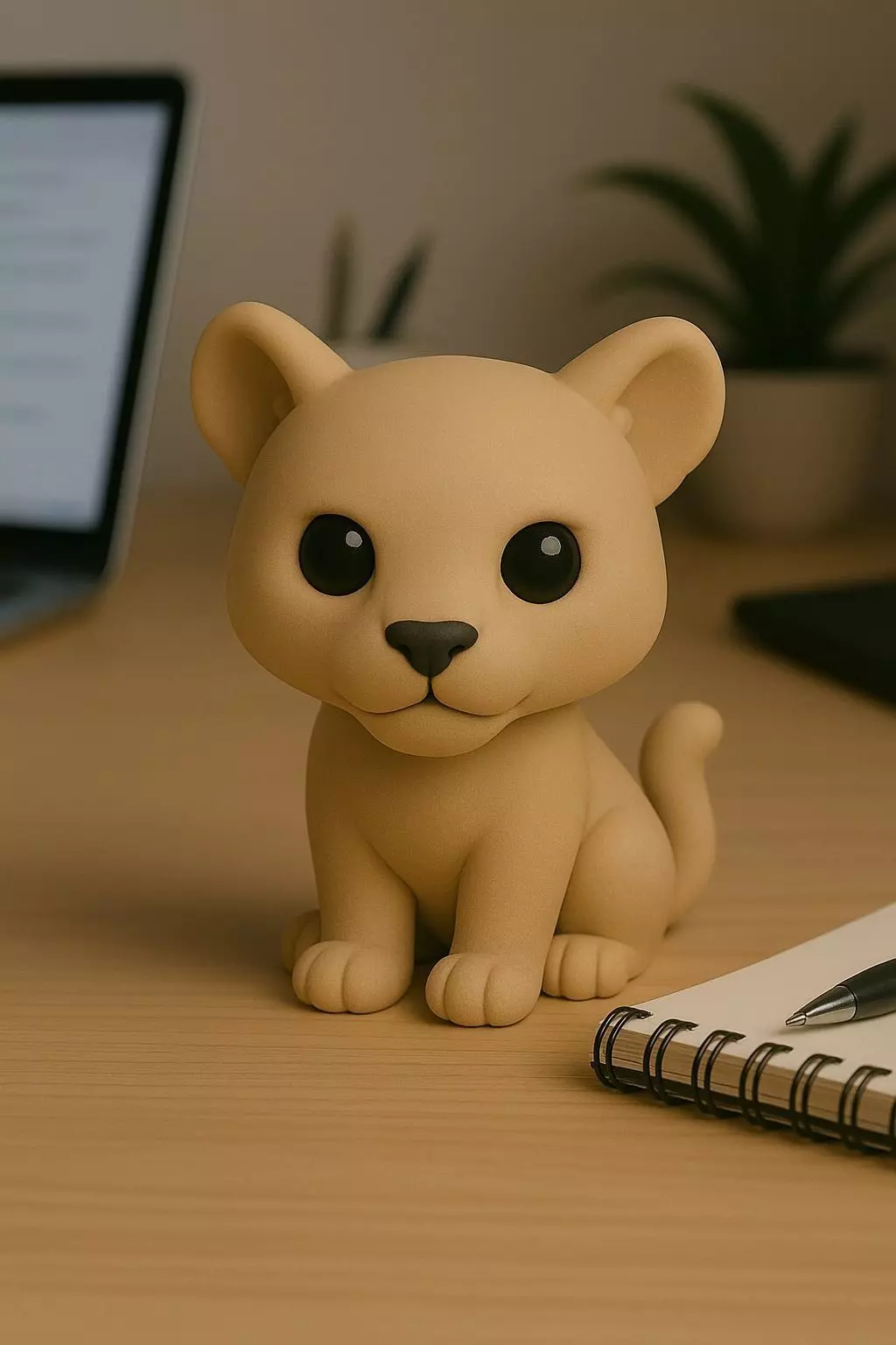 Panther - Kawaii Animals Collection 3D print model_0