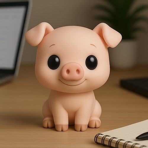 Pig - Kawaii Animals Collection 3D print model