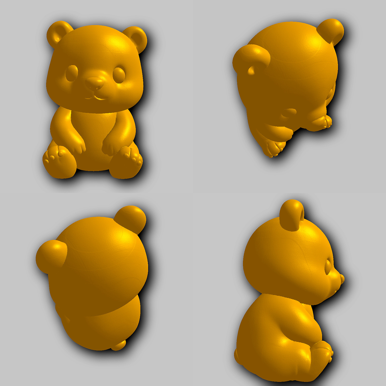 Polar Bear - Kawaii Animals Collection 3D print model_1