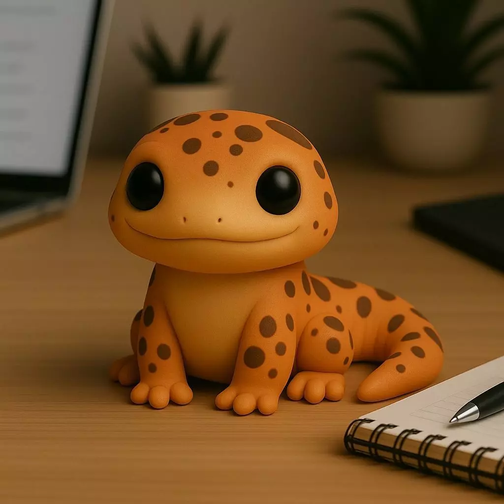 Salamander - Kawaii Animals Collection 3D print model_0