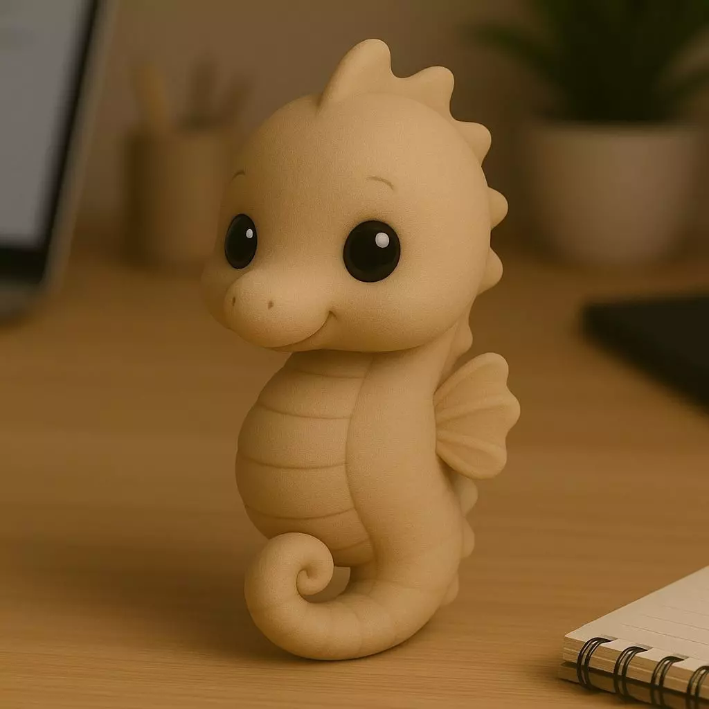 Seahorse - Kawaii Animals Collection 3D print model_0