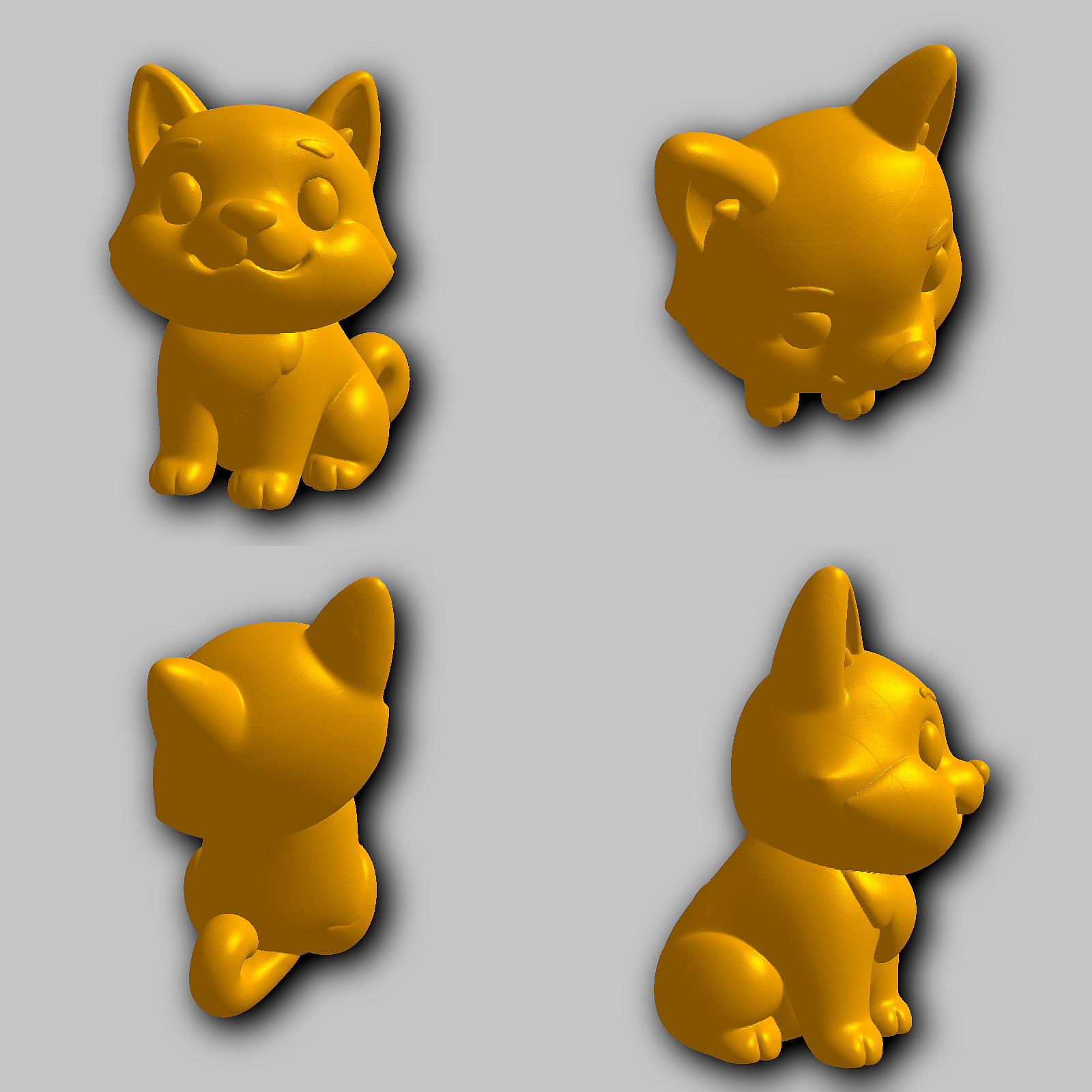 Shiba Inu 3D print model_1